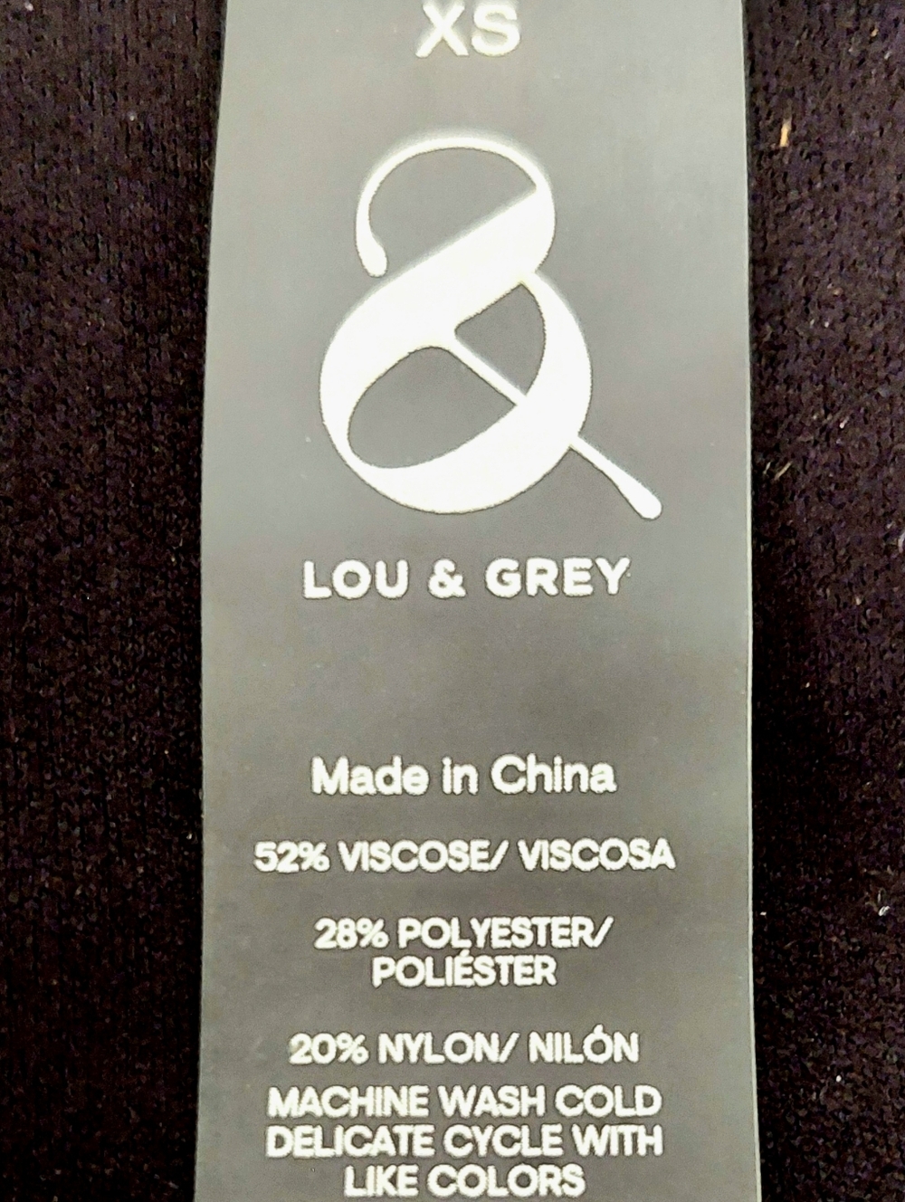 Lou & Grey for LOFT Tipped Hoodie Sweater Size XS - Picture 9 of 10